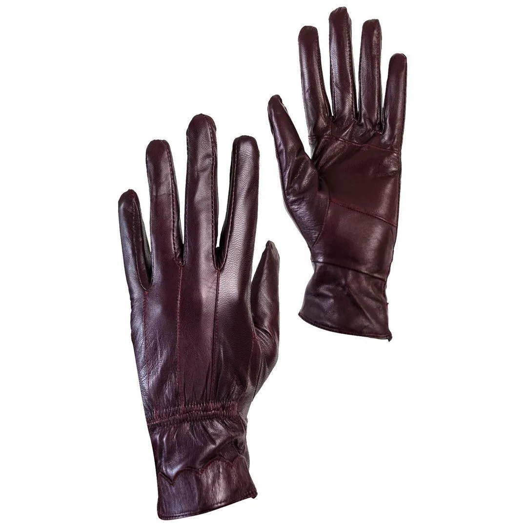 Ladies Womens Winter Quality Genuine Soft Leather Gloves Fur Lined Driving Warm