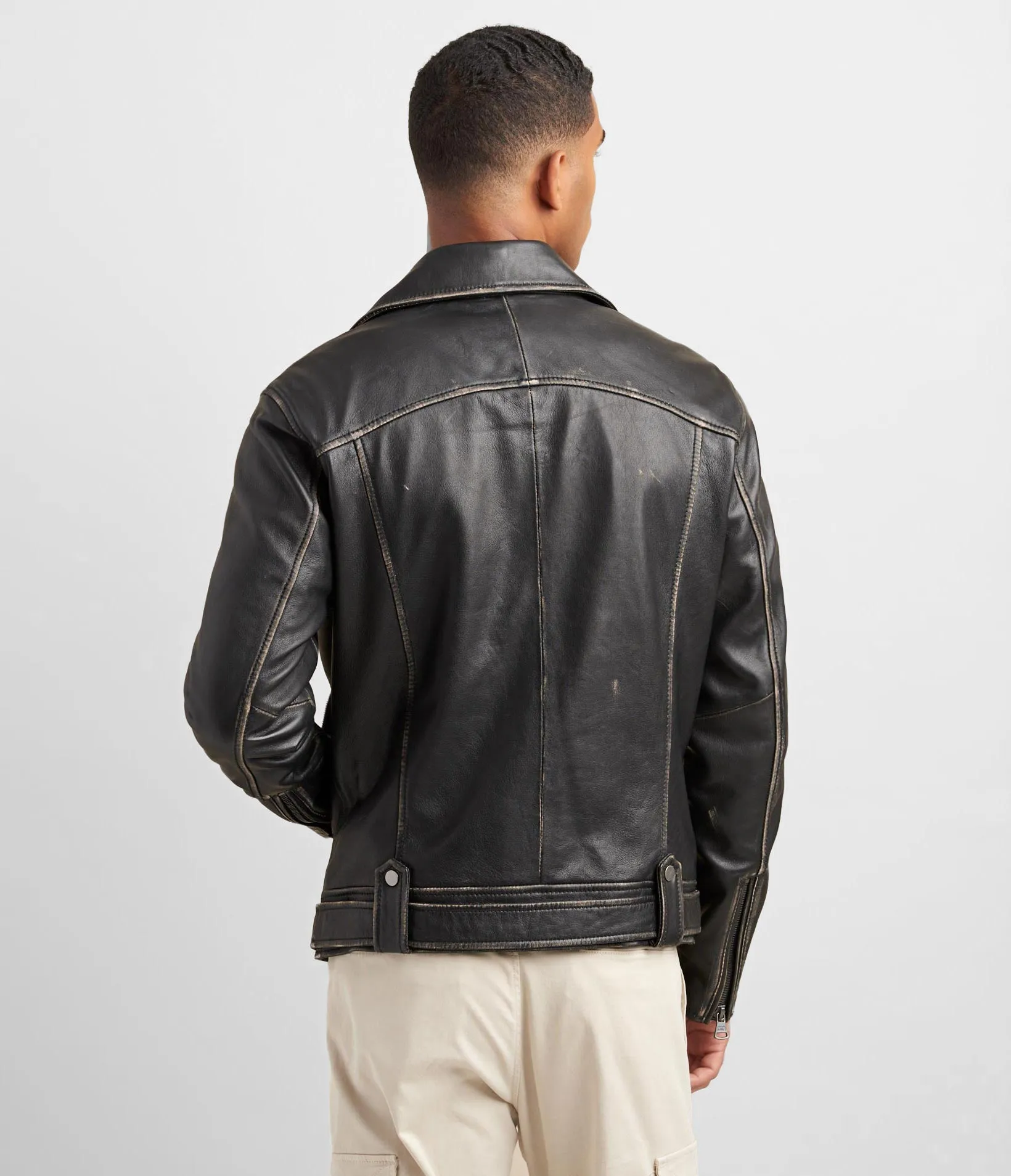 Leather Moto Jacket