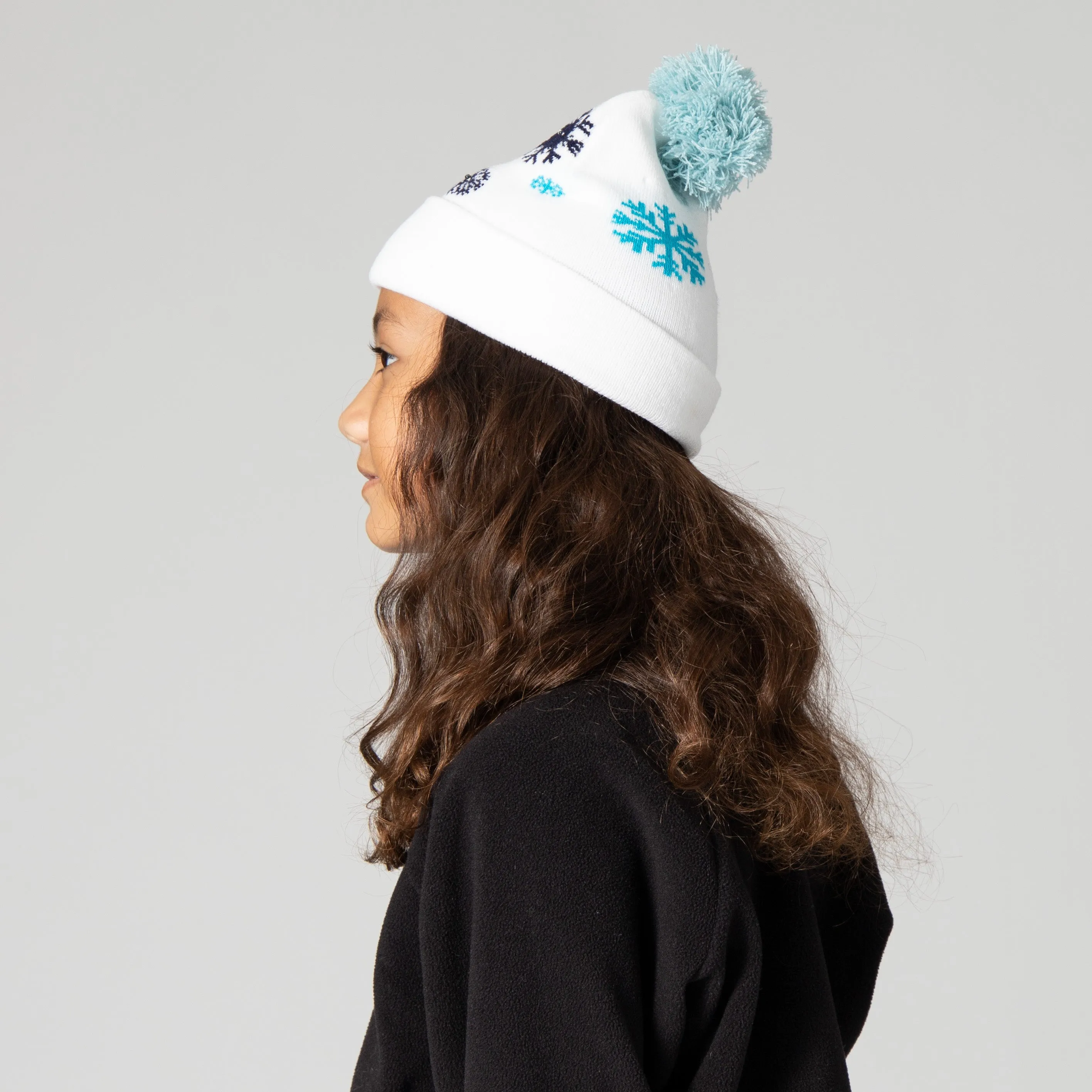 Light up Beanie with SnowFlakes