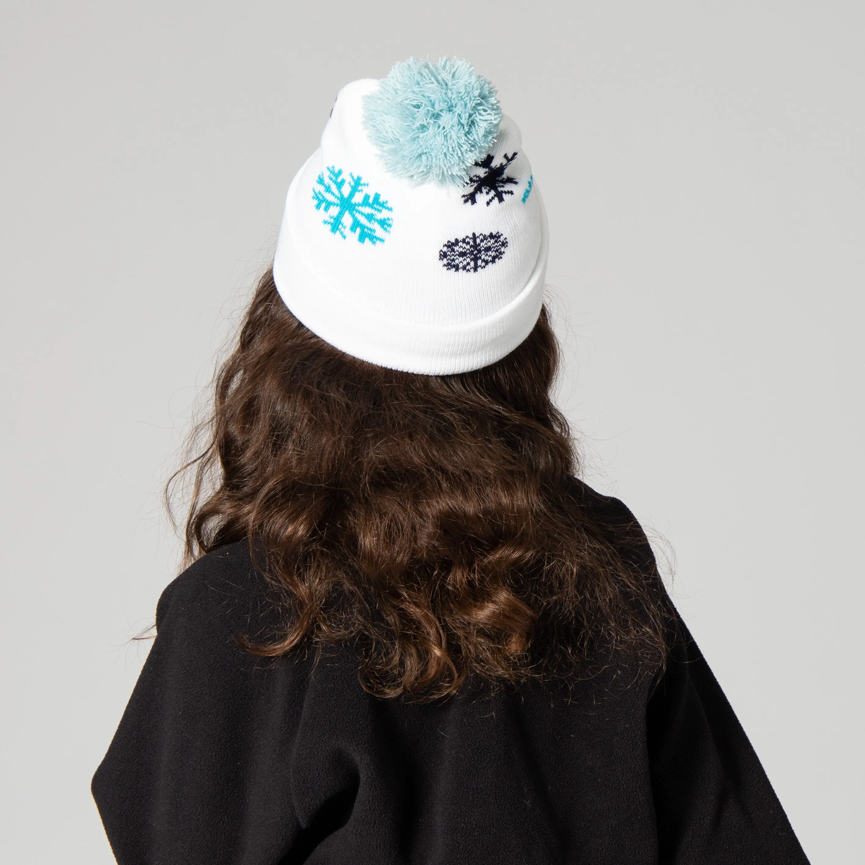 Light up Beanie with SnowFlakes