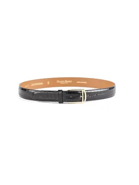 Maison Boinet Black Calfskin Belt