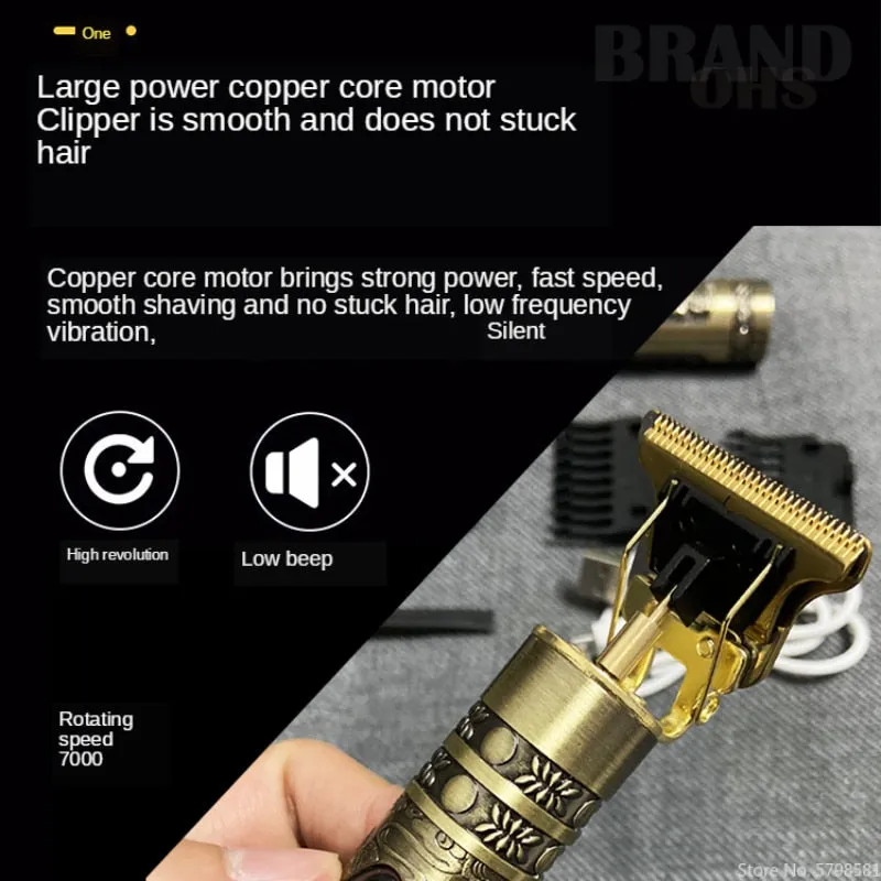 Men's Electric Professional Hair Clippers