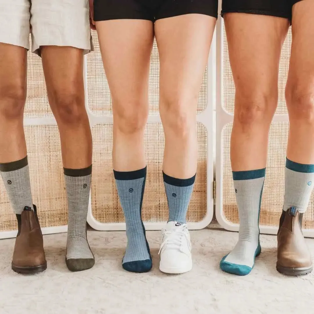 Merino Wool Midweight Adult Socks Multipack (4 pack)