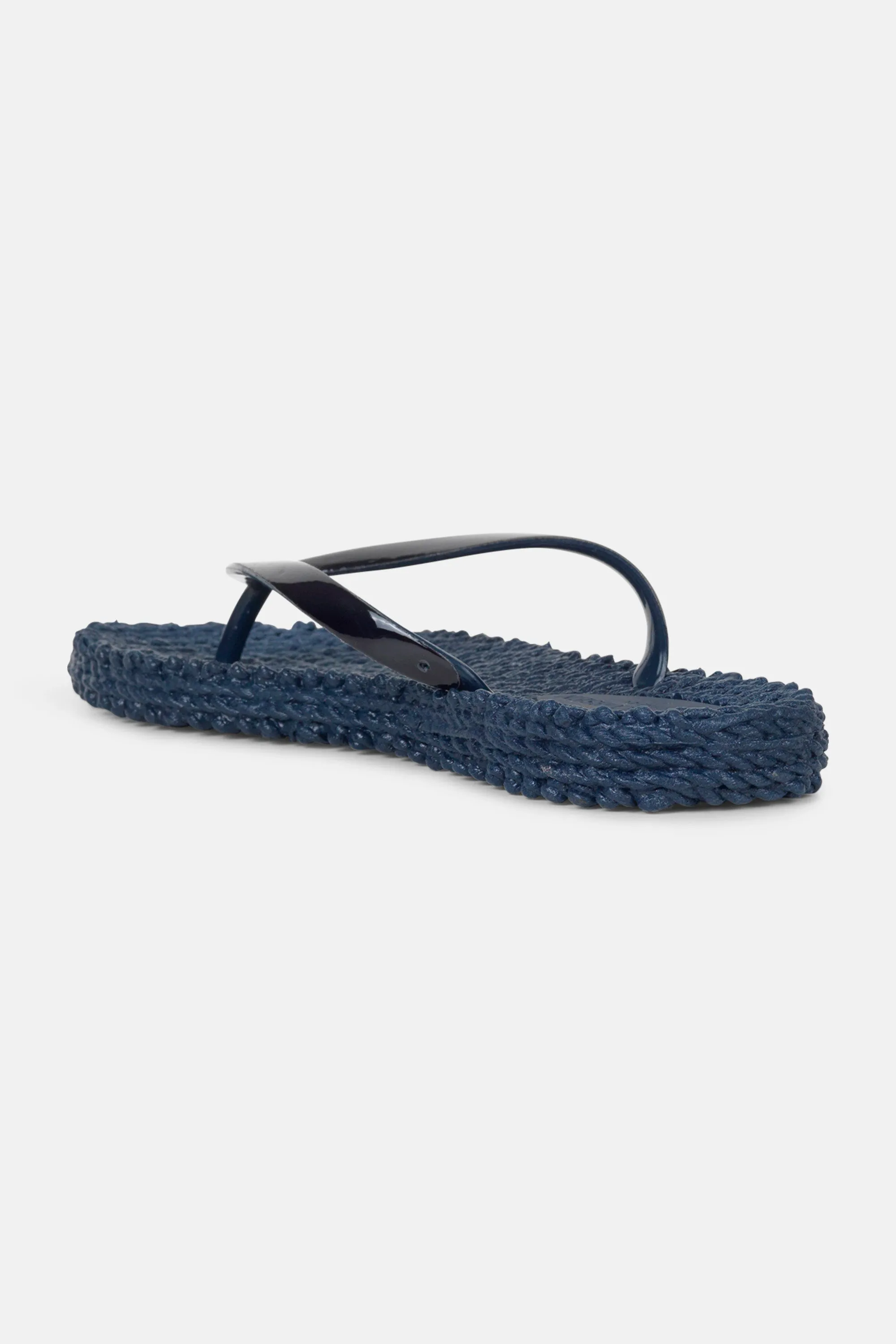 Metallic Flip Flop - Indigo