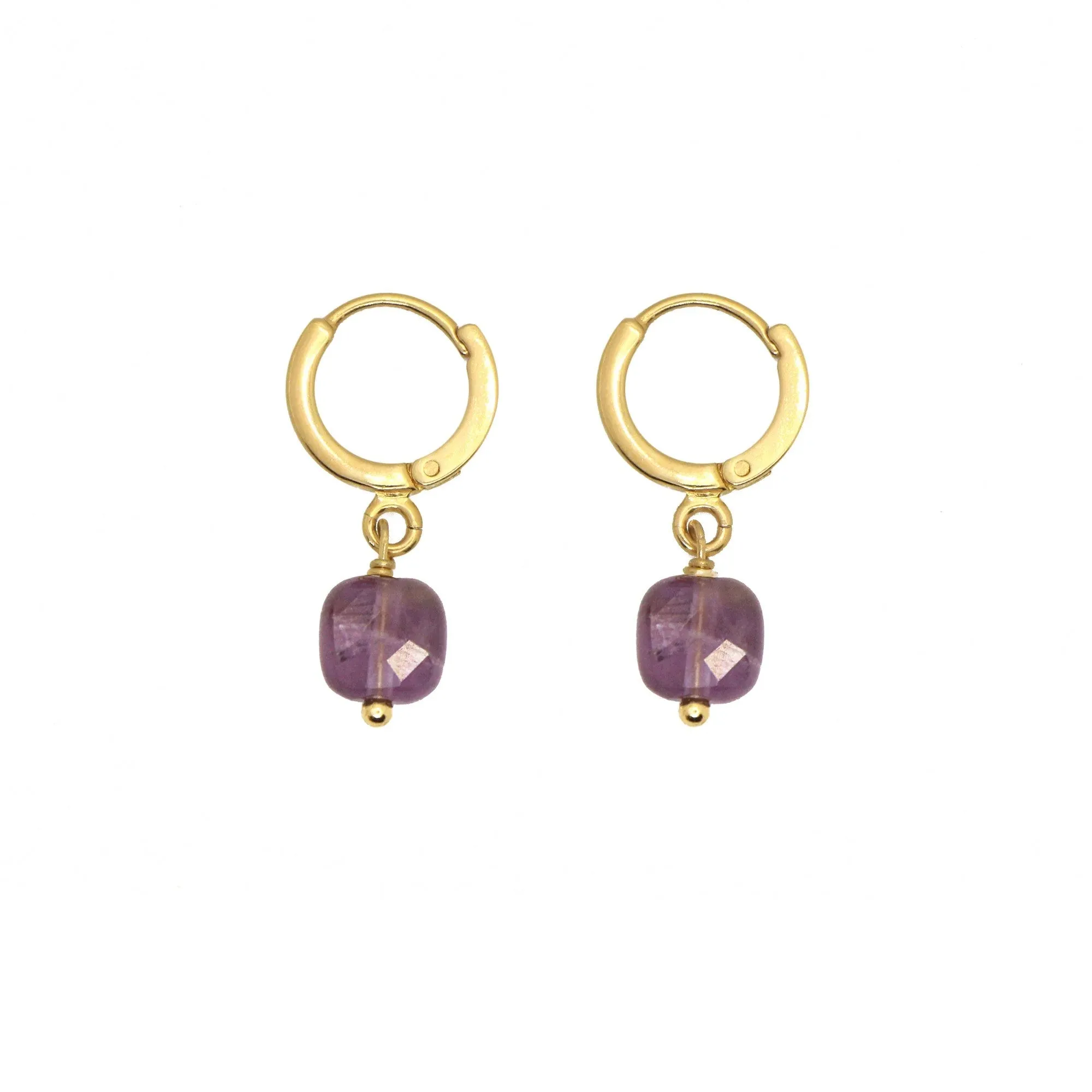 Nilaï Ava Earrings - Amethyste