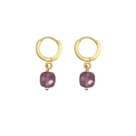 Nilaï Ava Earrings - Amethyste