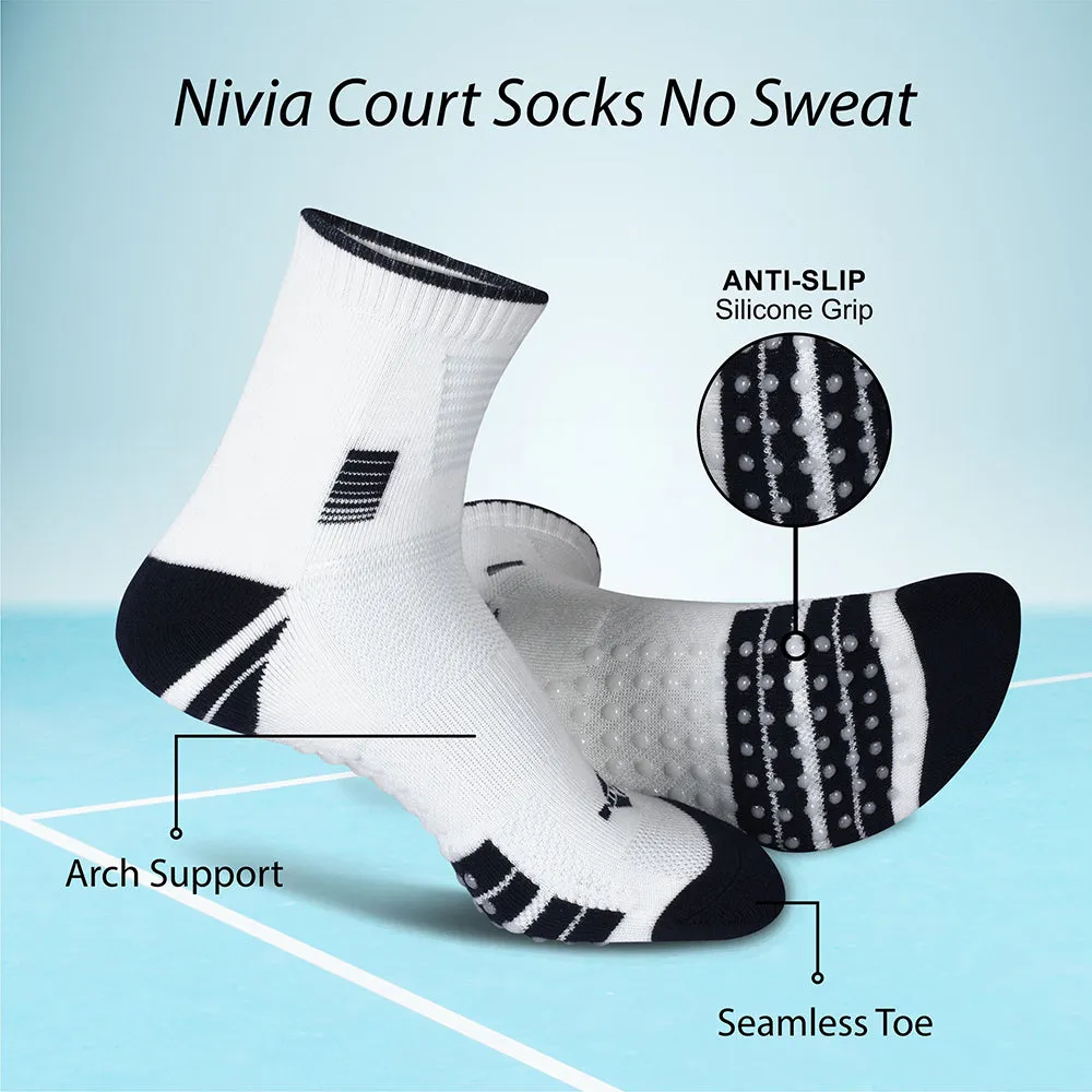 NIVIA COURT BAMBOO PERFORMANCE SOCKS HIGH ANKLE