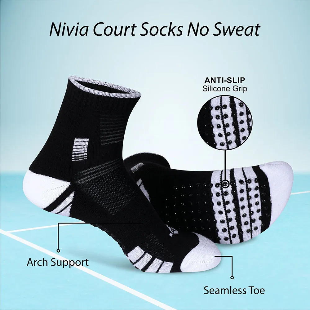 NIVIA COURT BAMBOO PERFORMANCE SOCKS HIGH ANKLE