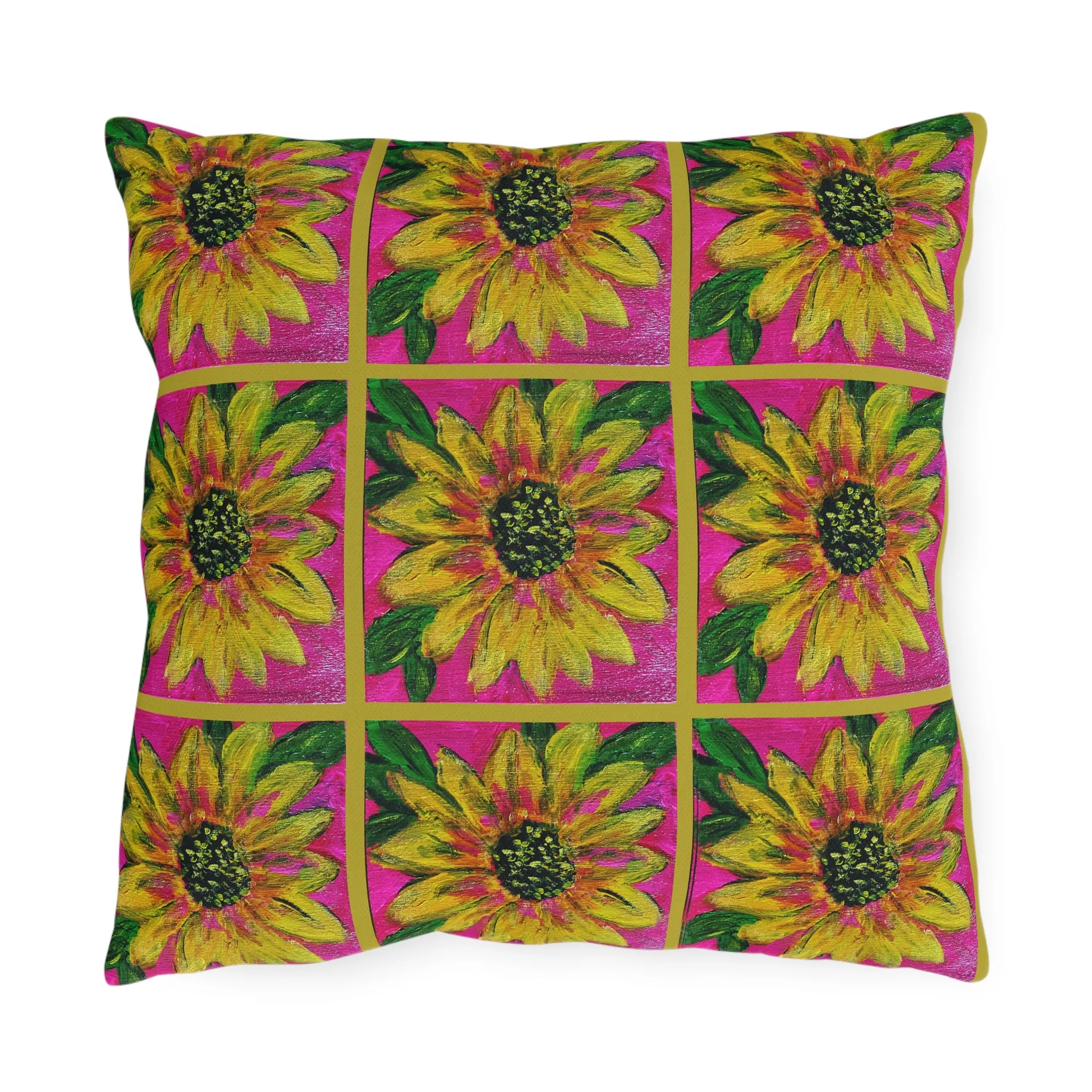 Outdoor Pillows - Sassy Sunflower