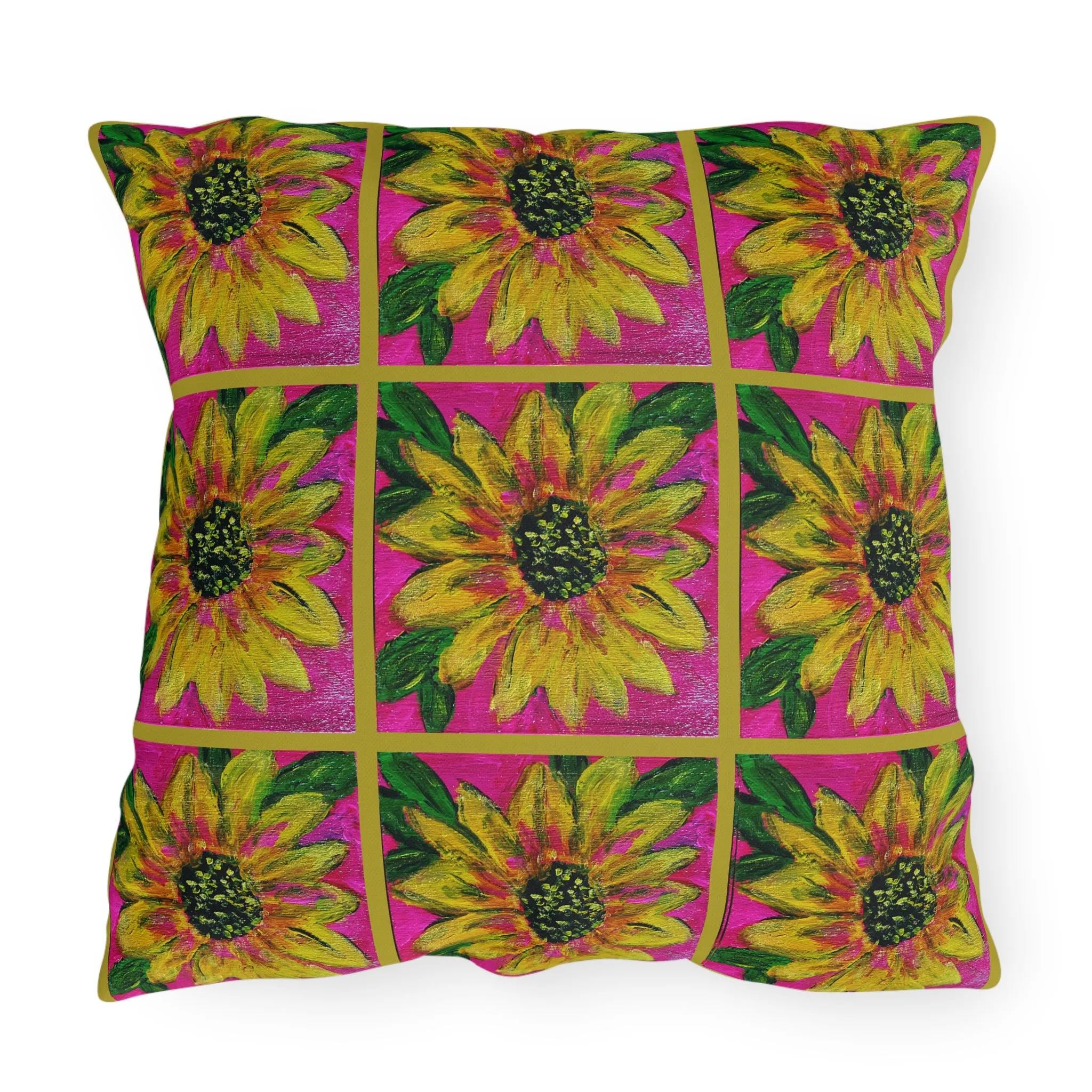 Outdoor Pillows - Sassy Sunflower