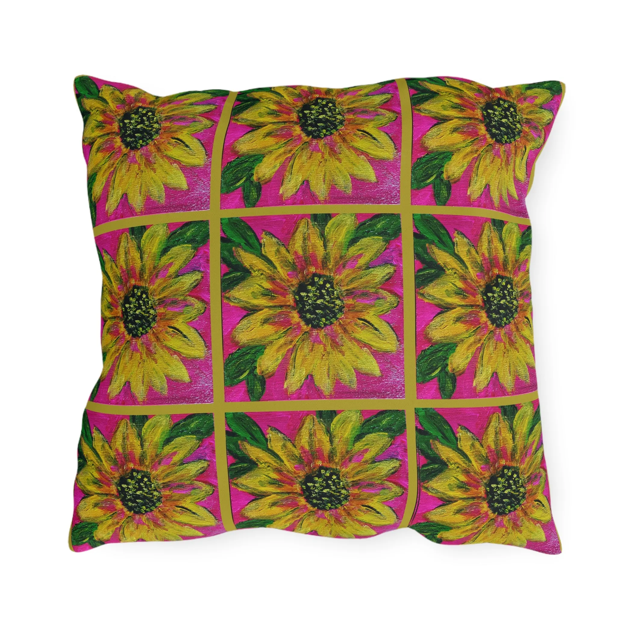 Outdoor Pillows - Sassy Sunflower