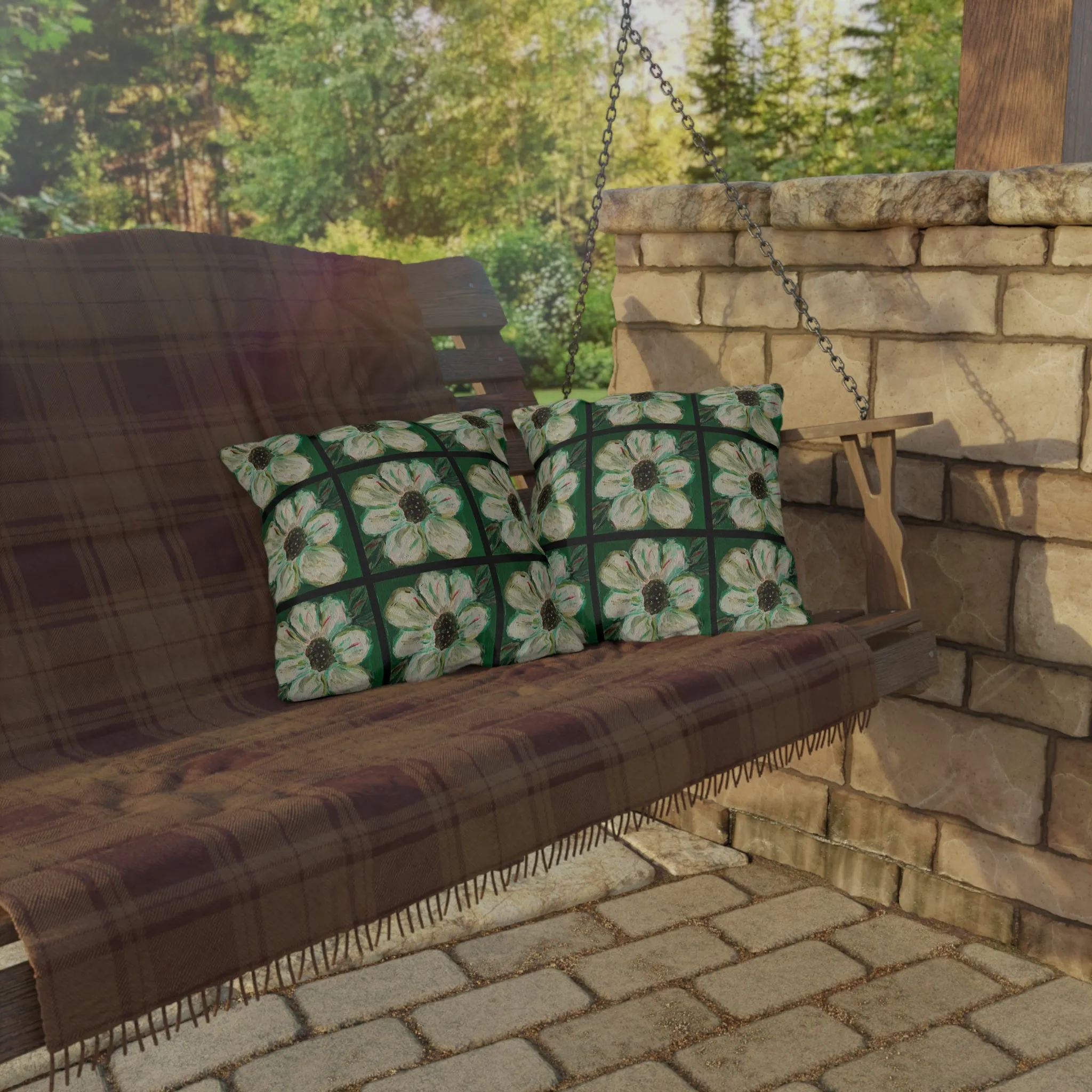 Outdoor Pillows - Stolen Daisies