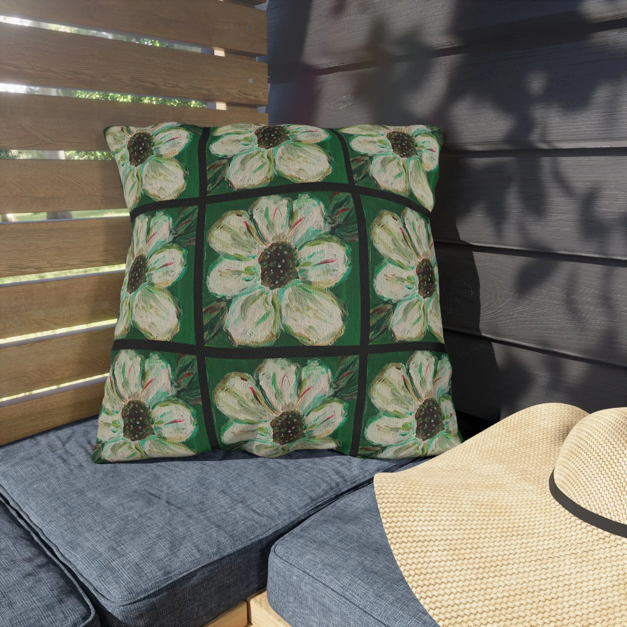 Outdoor Pillows - Stolen Daisies