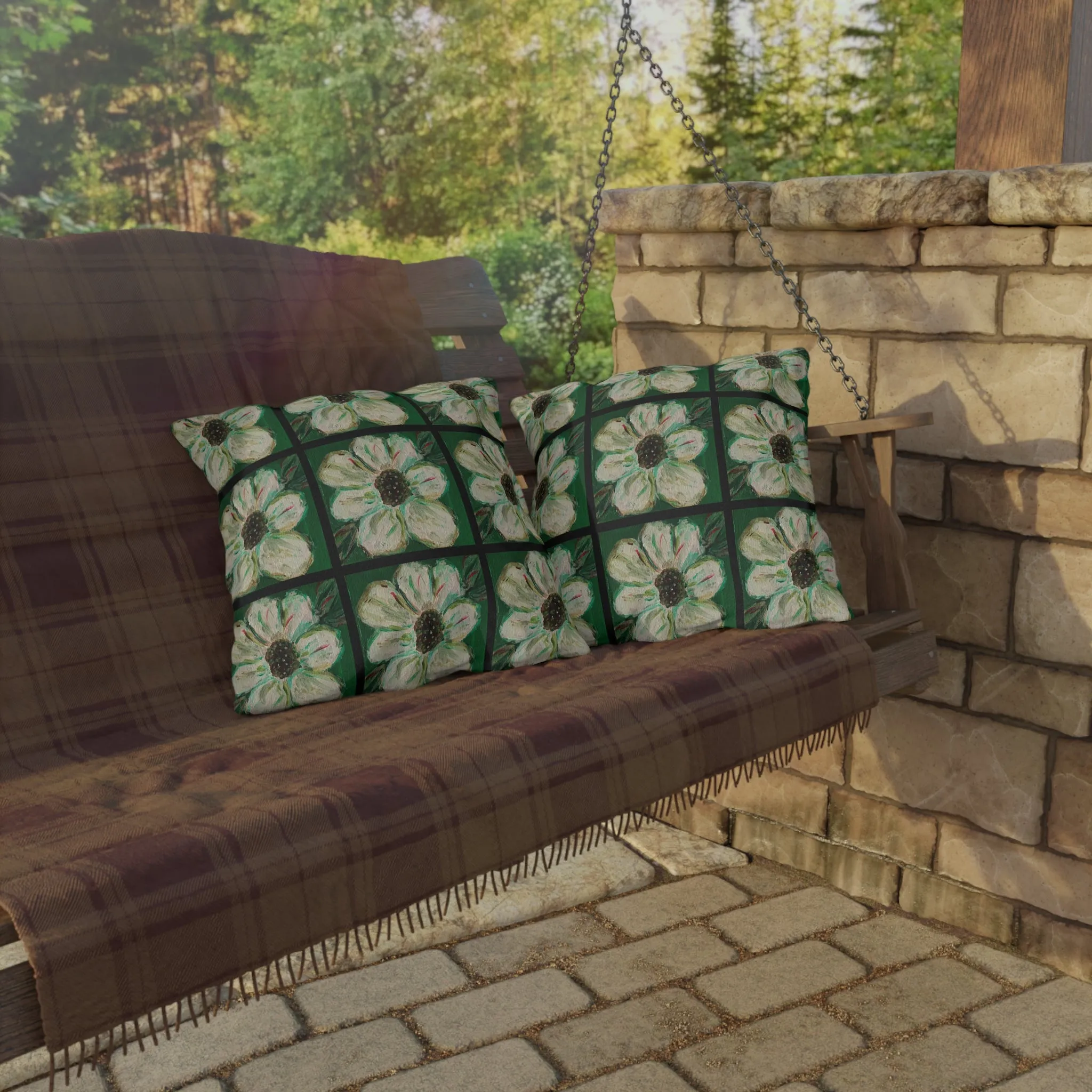 Outdoor Pillows - Stolen Daisies