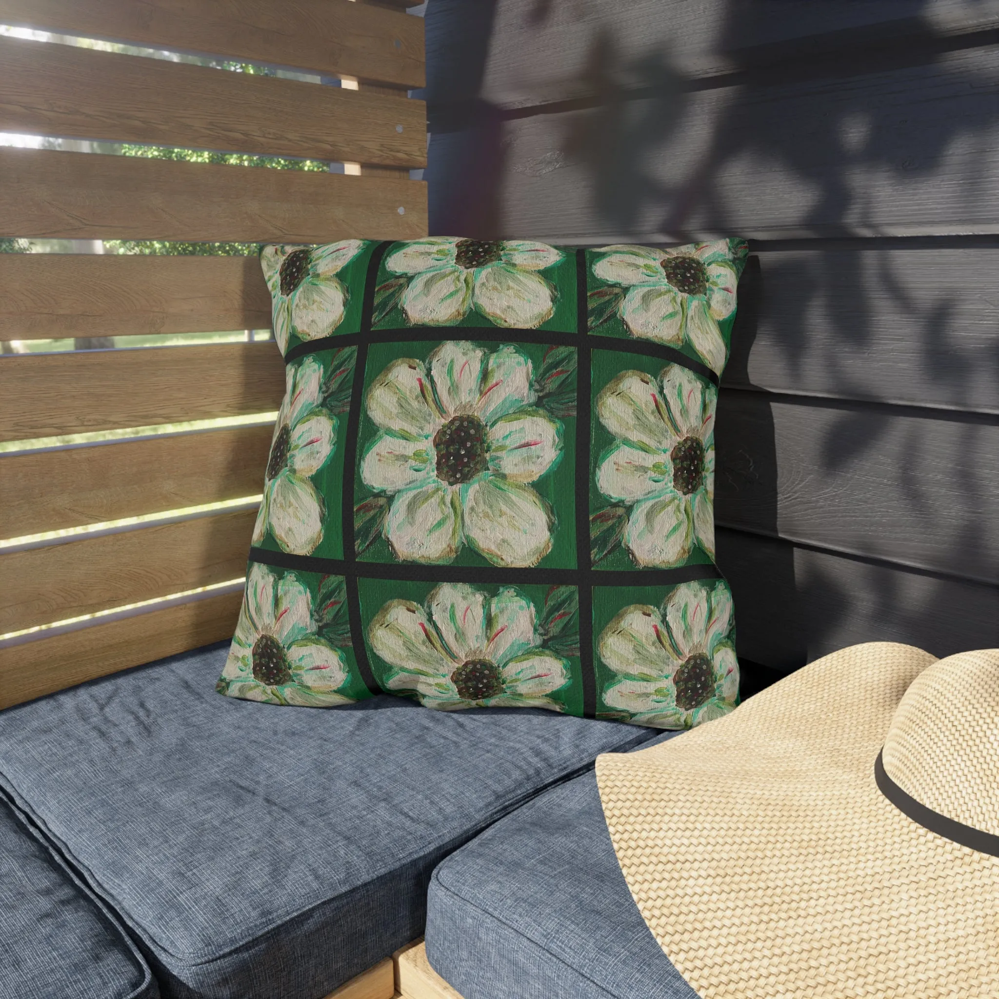 Outdoor Pillows - Stolen Daisies