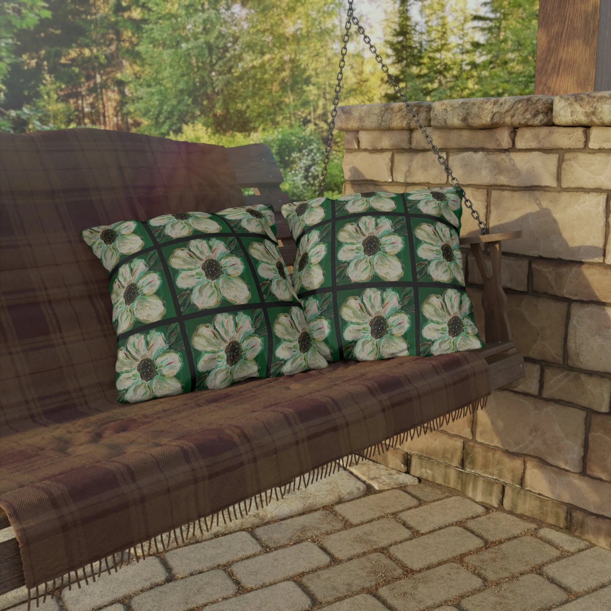 Outdoor Pillows - Stolen Daisies