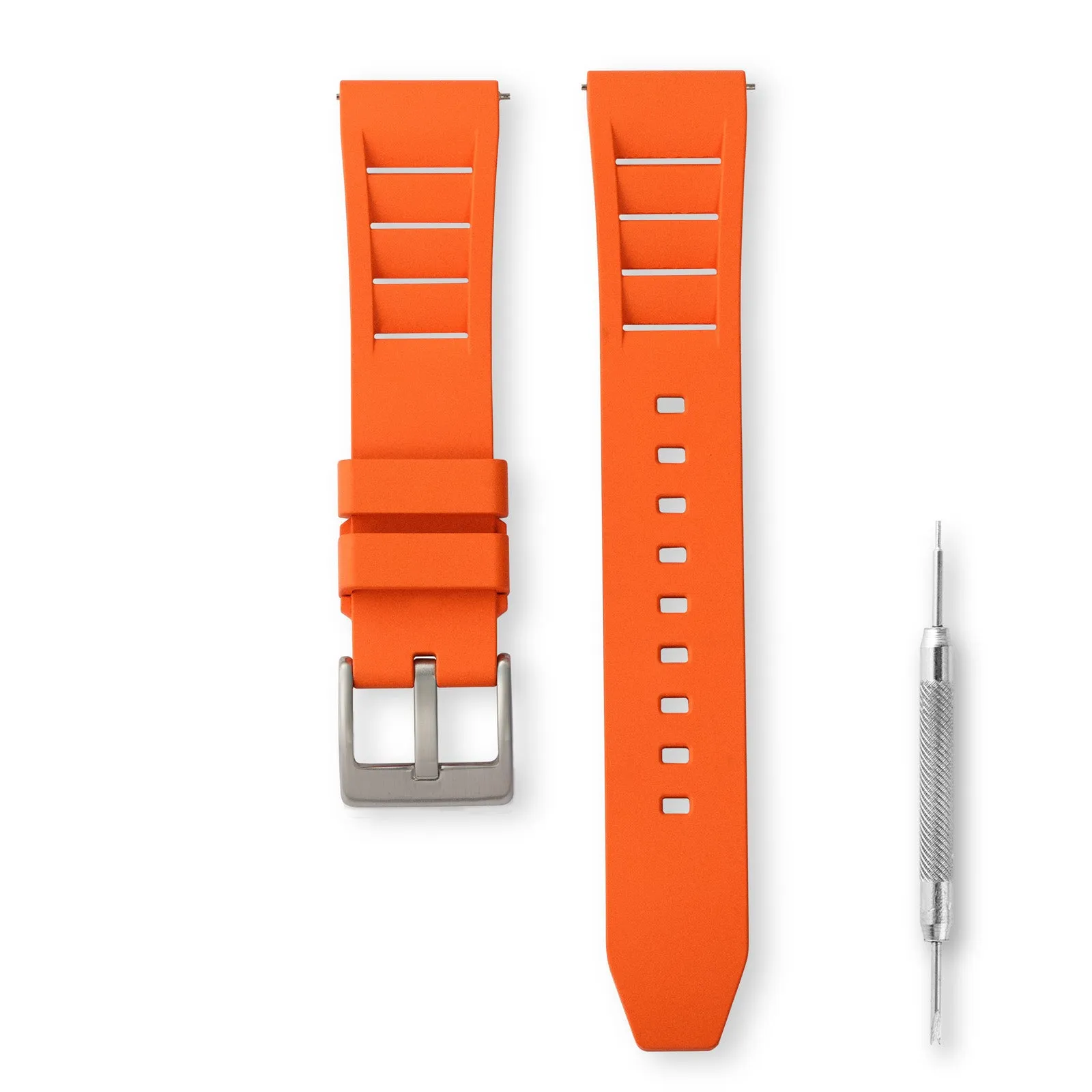 Premium-Grade FKM Fluoro Rubber Watch Strap