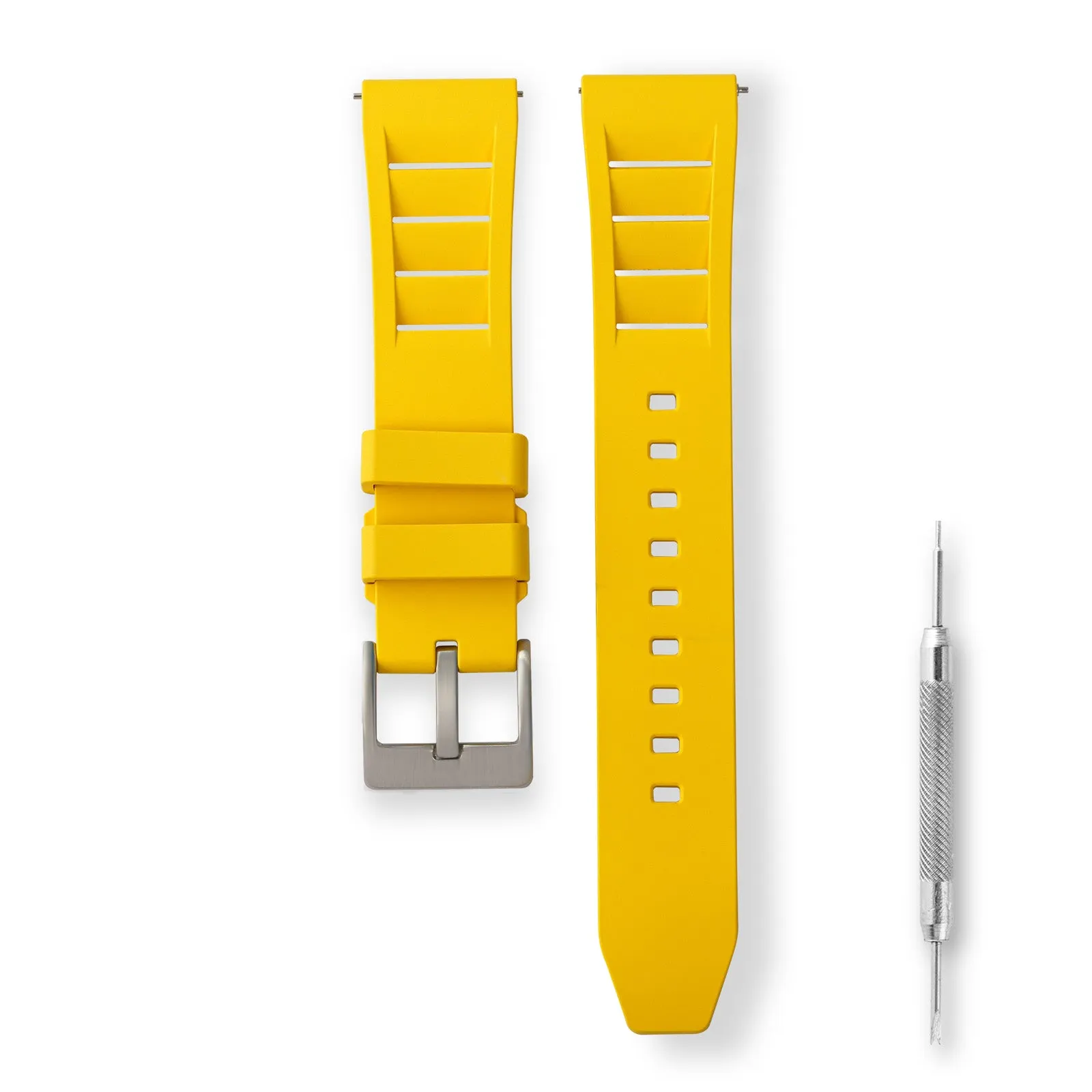 Premium-Grade FKM Fluoro Rubber Watch Strap