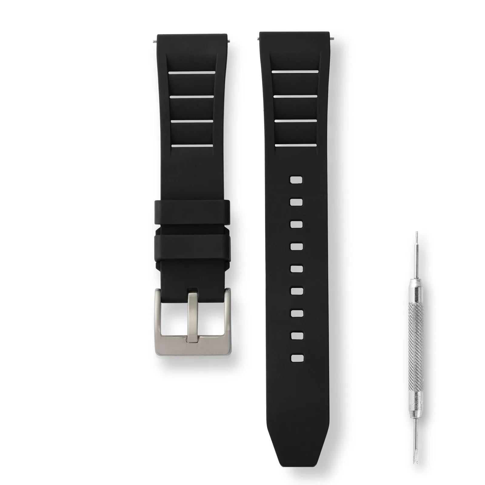 Premium-Grade FKM Fluoro Rubber Watch Strap