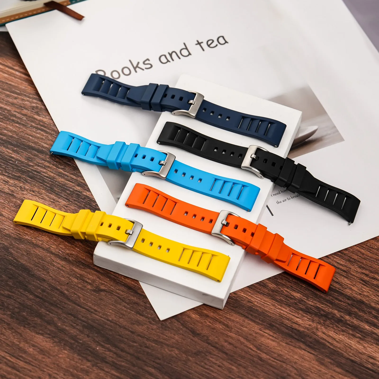 Premium-Grade FKM Fluoro Rubber Watch Strap