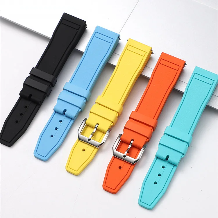 Premium-Grade FKM Rubber Watchband