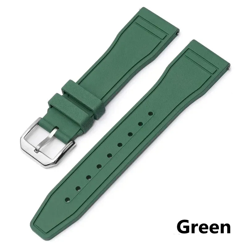 Premium-Grade FKM Rubber Watchband