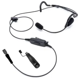 Quick Disconnect Tactical Headset, Boom Mic, Motorola APX