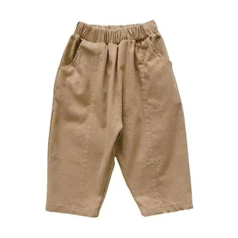 Retro Loose Straight Leg Cargo Trousers