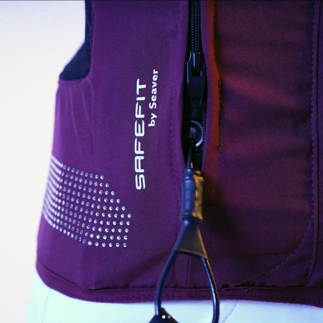 Safefit Airbag Vest - Bordeaux/Custom