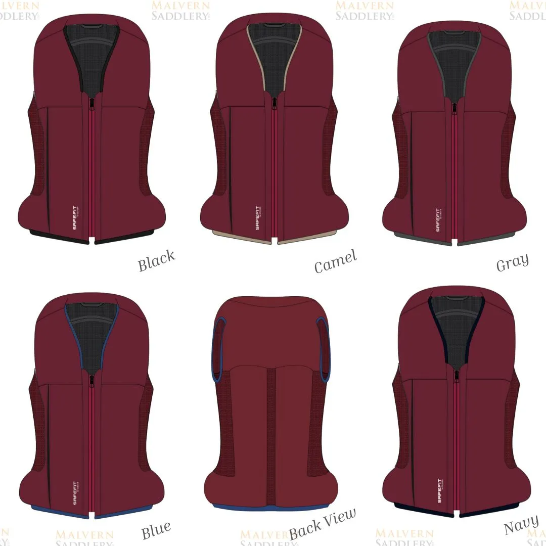 Safefit Airbag Vest - Bordeaux/Custom