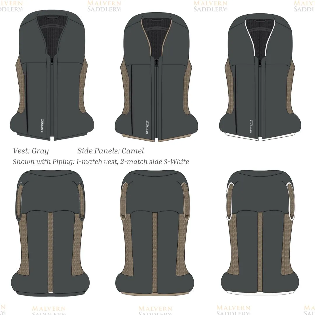 Safefit Airbag Vest - Gray/Custom