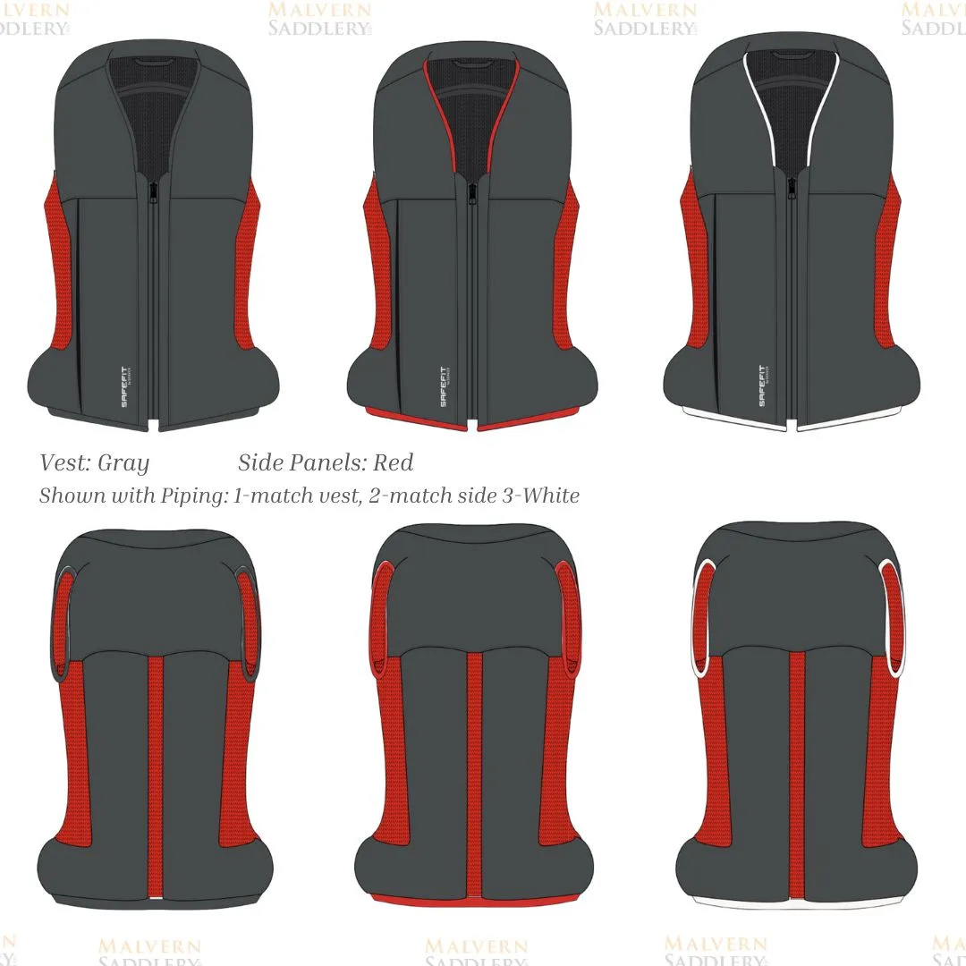 Safefit Airbag Vest - Gray/Custom