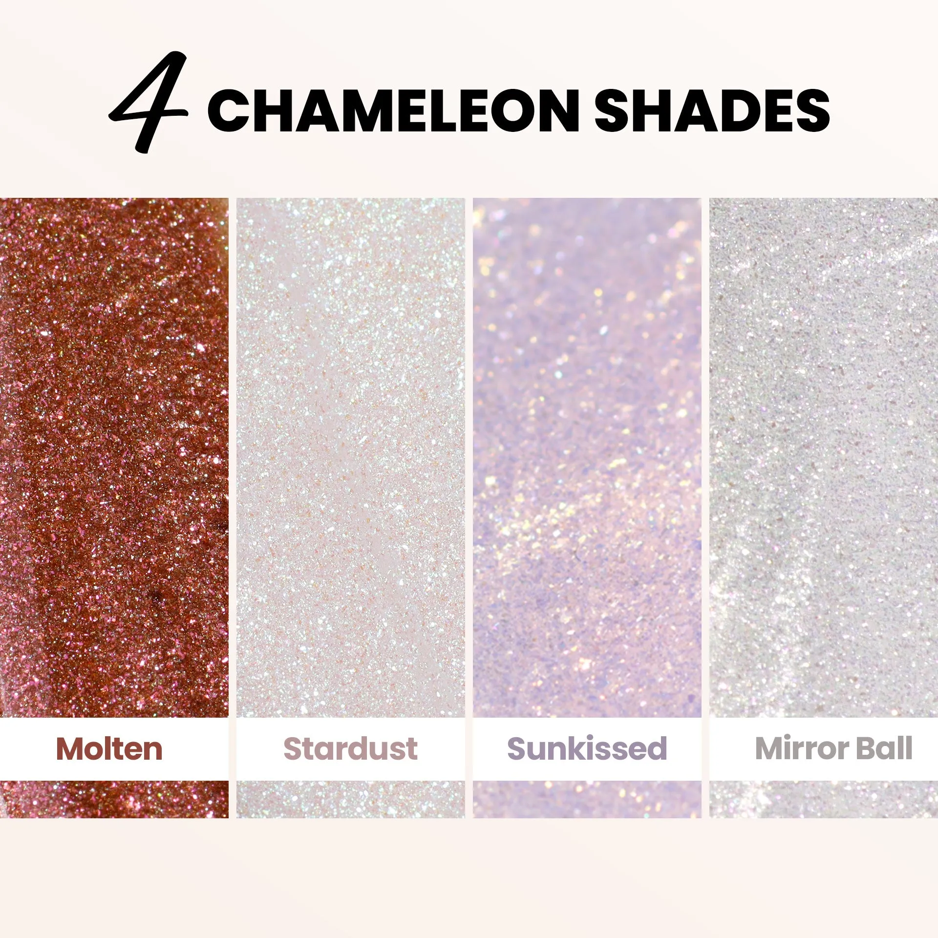 Shimmering Nail Highlighter - Molten