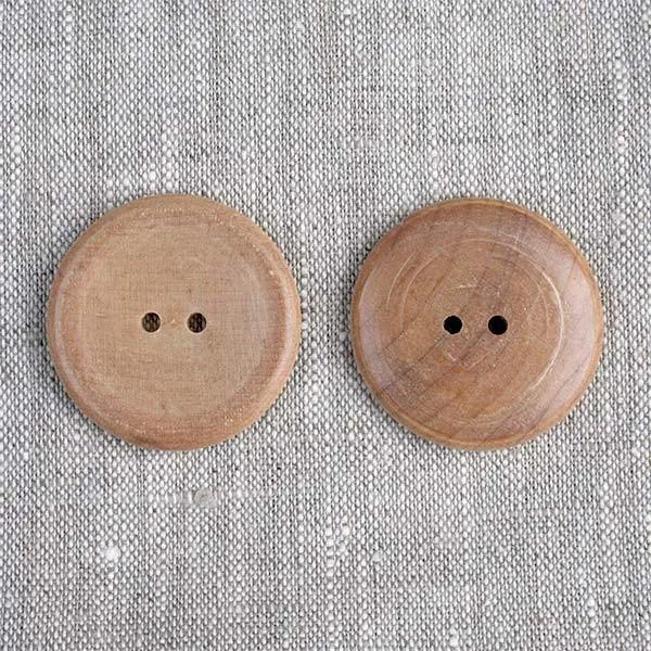 Slight Cup Front Button-Natural-6 Pack