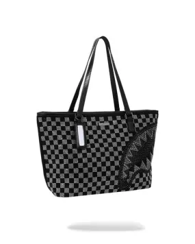 SPRAYGROUND TRINITY CHECKERED TOTE BAG