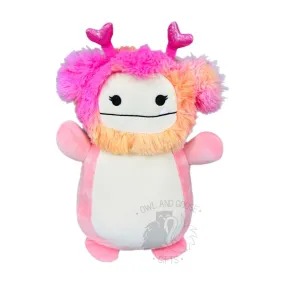 Squishmallow 10 Inch Caparinne the Pink Bigfoot Valentine Hug Mees Plush Toy