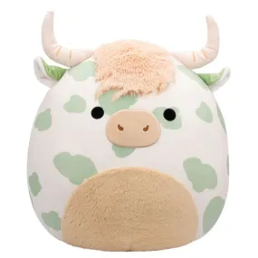 Squishmallow 12 Inch Celestino the Highland Cow Plush Toy