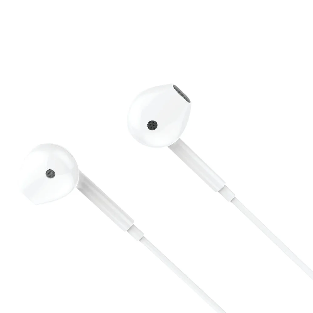 WIRED STEREO HEADSET WITH MFI LIGHTNING CONNECTOR WHITE